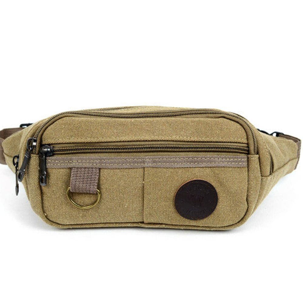 Tactical Style Fanny Pack Belt Bag Sling Bag Tan